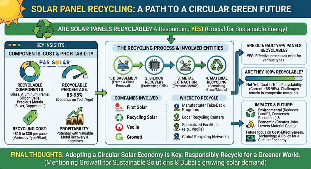 Are solar panels recyclable