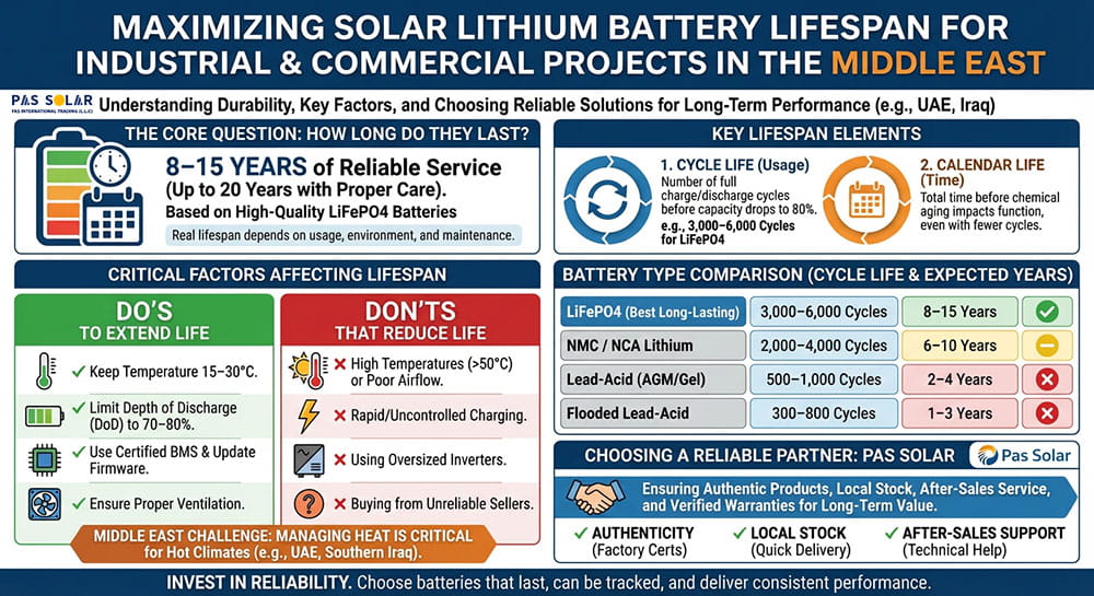 How Long Do Solar Lithium Batteries Really Last