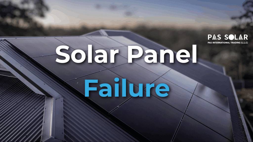premature failure in solar panels
