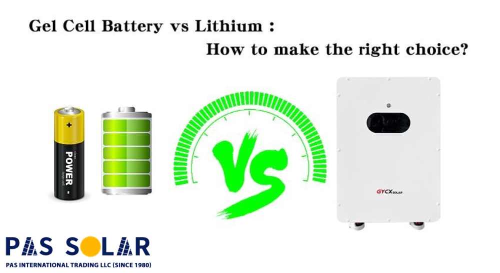 Which is better for solar systems: lithium or gel batteries ?