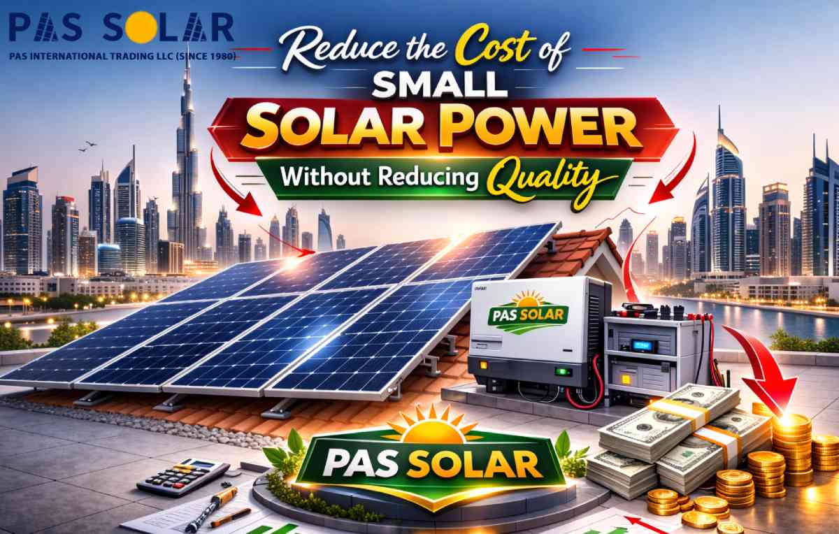 Reduce the Cost of Small Solar Power Without Reducing Quality 