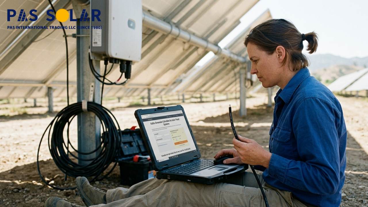 Cable Dimension Calculator for Solar Panel Systems: Calculate the Right Cable Size for Any Load (Free Tool & Guide)