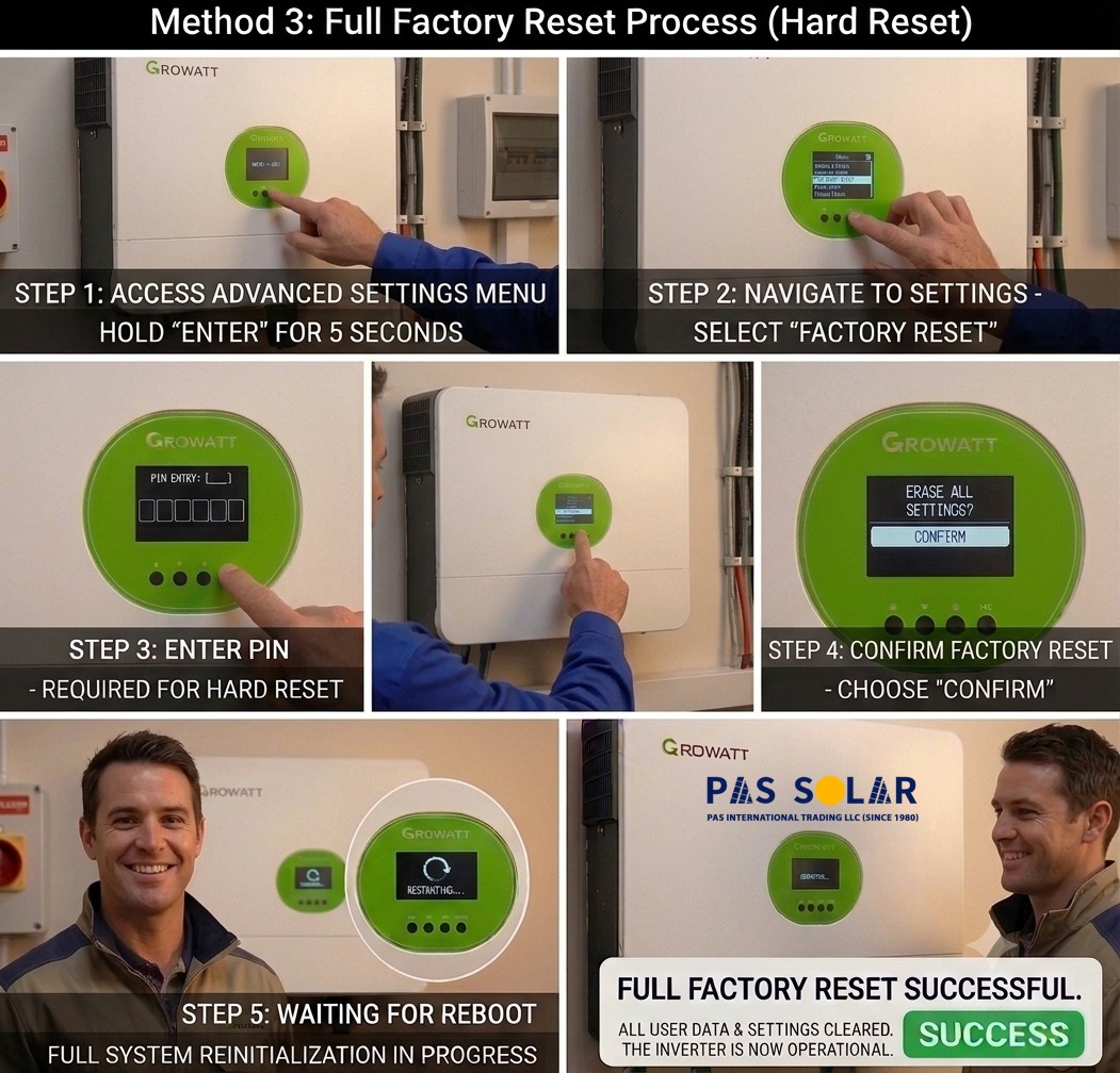 3. Full Factory Reset Process