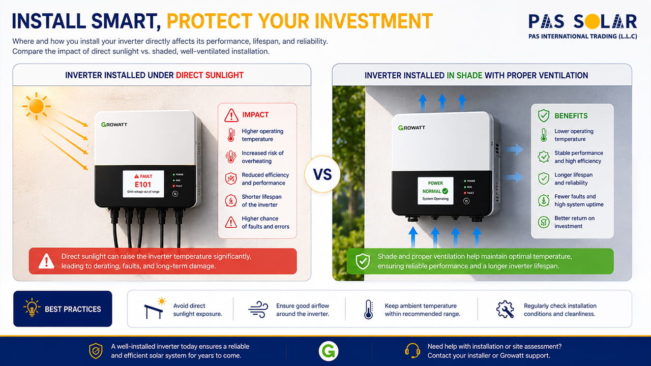 Growatt inverter error