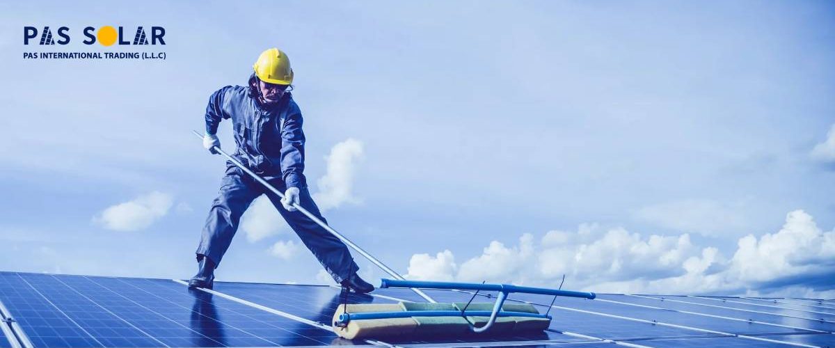 clean JA Solar panels